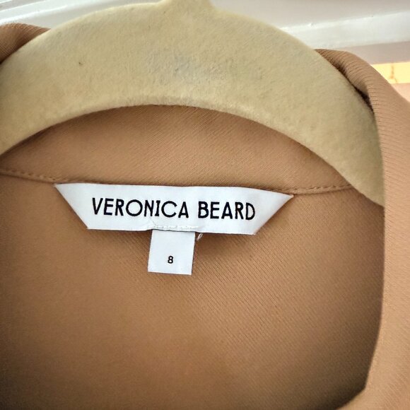 Veronica Beard- Khaki Colvin Top Size 8- Worn once! - Picture 3 of 4